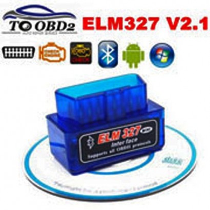 Super Mini ELM327 V2.1 OBD2 II Bluetooth/Wifi Car Auto Diagnostic Interface  Scanner with CD-ROM for all OBD-II compliant vehicles